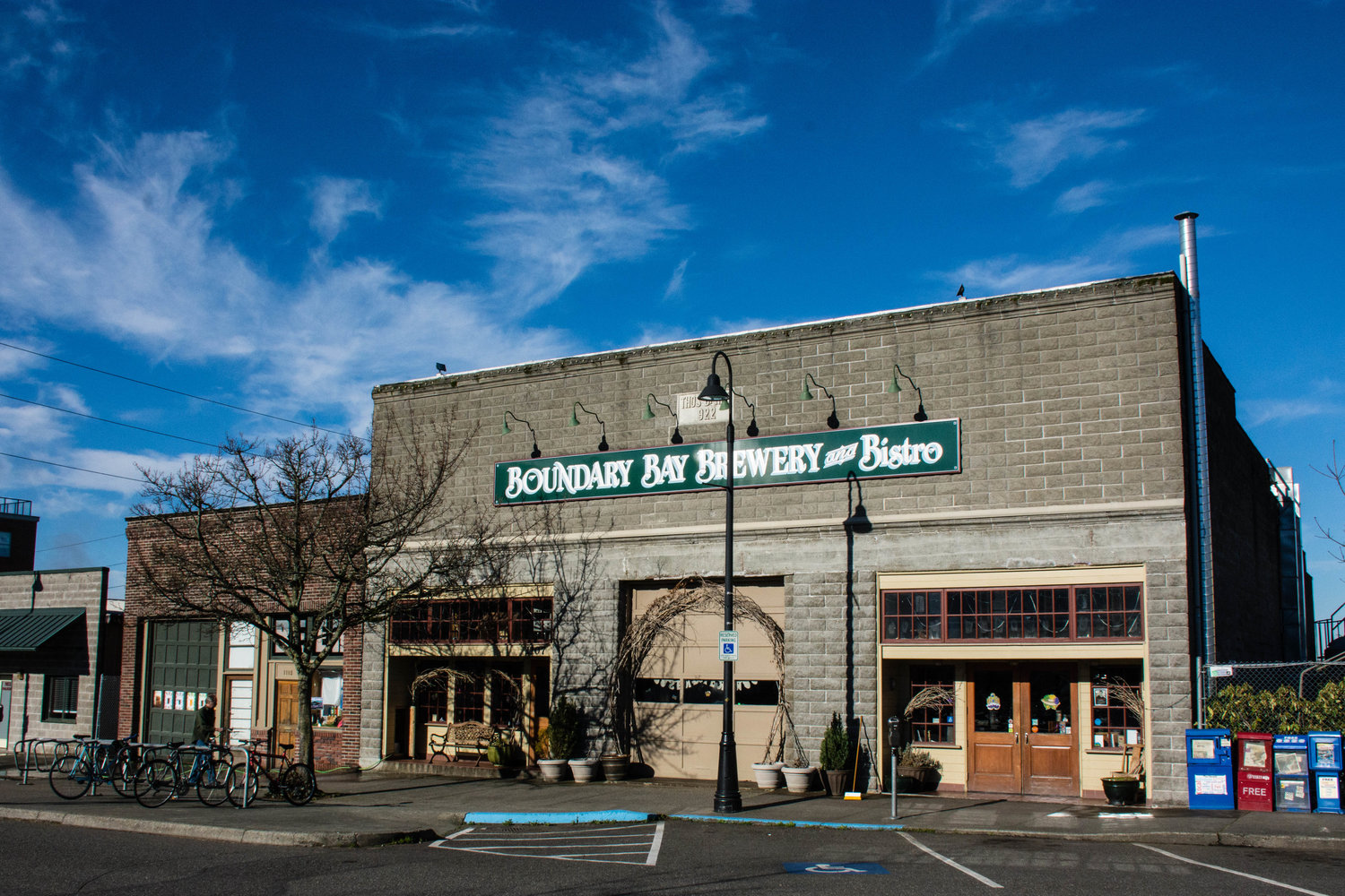Exterior of Boundary Bay Brewery
